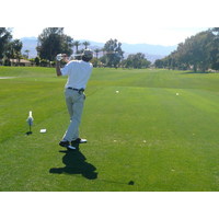 It's wide open and green from Palm Desert CC's first tee.
