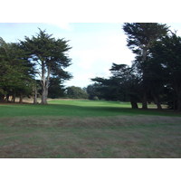 Sea Ranch Golf Links has some tight openings between large trees.