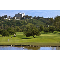 The San Diego River borders the Mission nine at Riverwalk Golf Club.